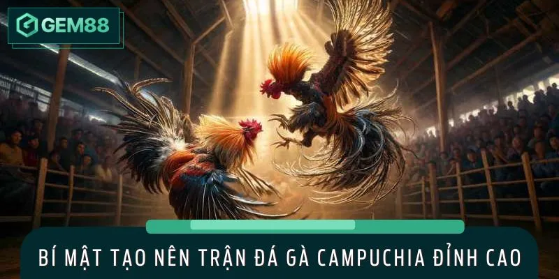 Sức hấp dẫn của trận gà Campuchia