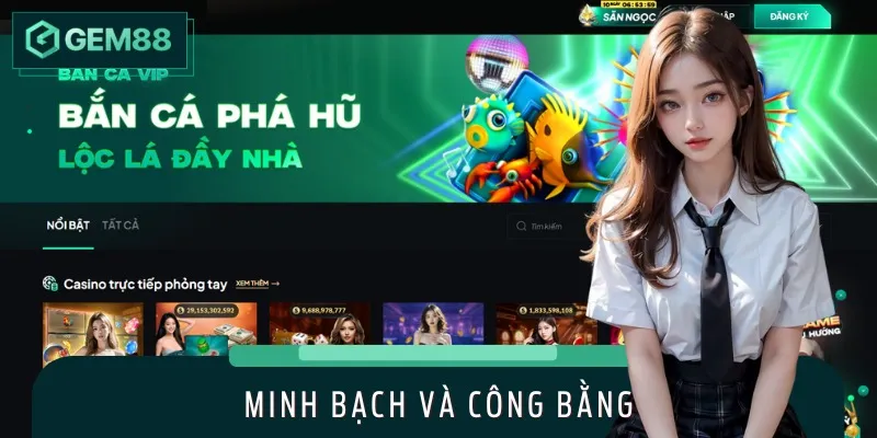 Minh bạch và công bằng luôn là triết lý hoạt động của GEM88