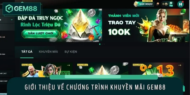 Khái quát nhanh thông tin về khuyến mãi GEM88