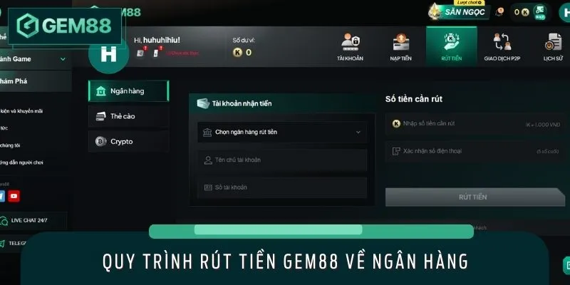 Quy trình rút tiền nhanh chóng qua phương thức ngân hàng
